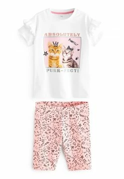Next Kinder SET - Shorts - White Pink