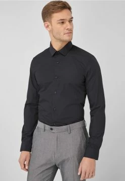Next Herren Businesshemd - Black