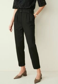 Next Damen IM TAPERED FIT - Chino - Black