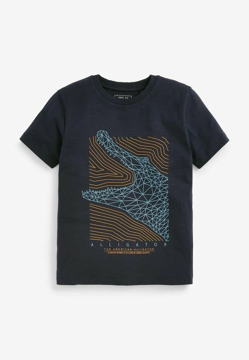 Next Kinder 3 PACK - T-Shirt Print - Ochre Yellow Navy Blue – Bild 2