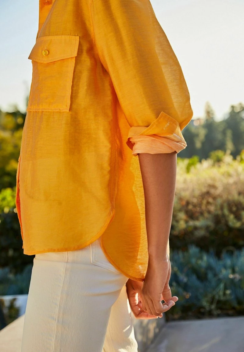 Next Damen LONG SLEEVE UTILITY - Hemdbluse - Ochre Yellow – Bild 4