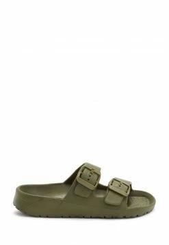 Next Kinder CORKBED - Pantolette Flach - Khaki Green