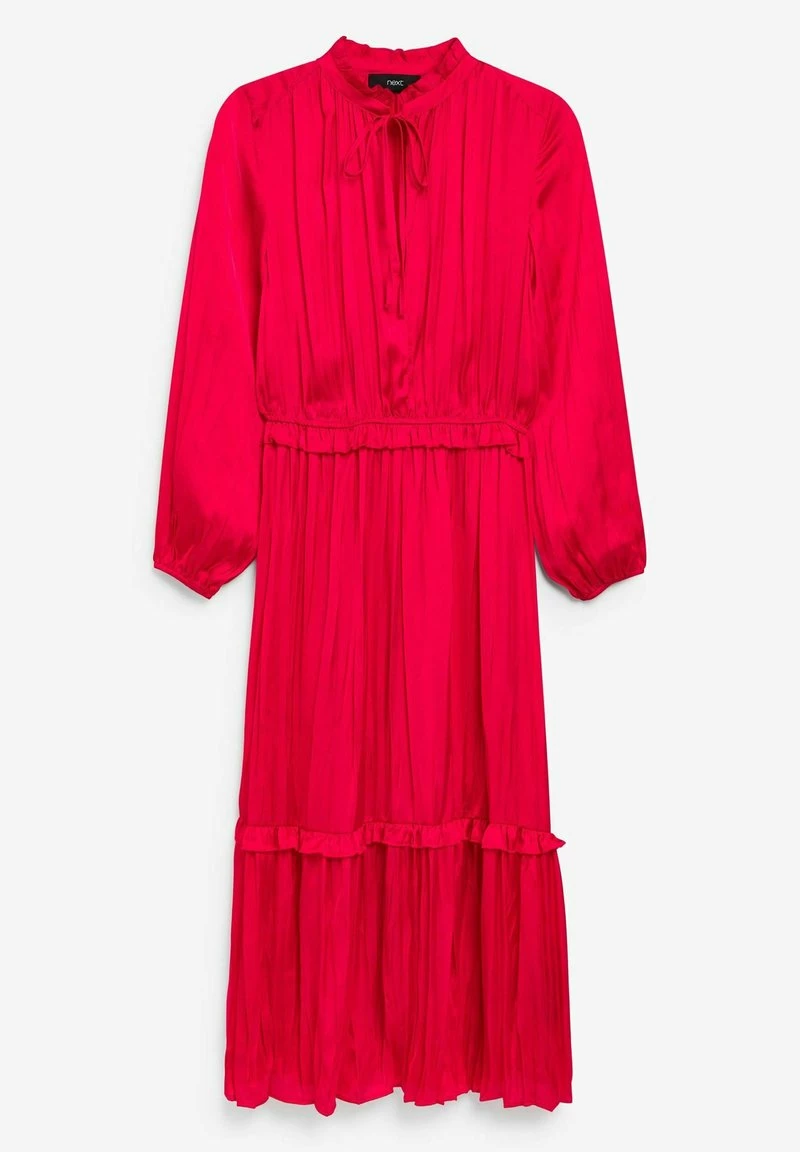 Next Damen SATIN TIE NECK - Freizeitkleid - Red – Bild 5