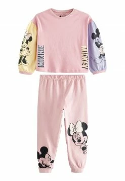 Next Nachtwäsche Set - Pink Colourblock Minnie Mouse | Kinder