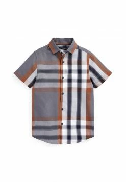 Next Kinder SHORT SLEEVE CHECK - Hemd - Grey