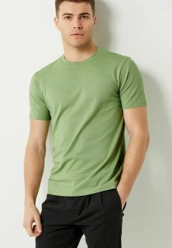 Next Herren T-Shirt Basic - Dusky Green