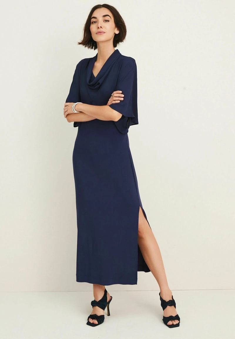 Next COWL NECK - Freizeitkleid - Dark Blue | Damen