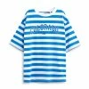 Next Kinder STRIPE COLORADO EMBROIDERY - T-Shirt Print - Blue White