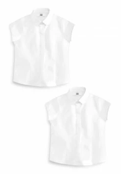 Next Kinder 2 PACK SHORT SLEEVE - Hemdbluse - White