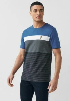 Next Herren REGULAR FIT - T-Shirt Print - Blue