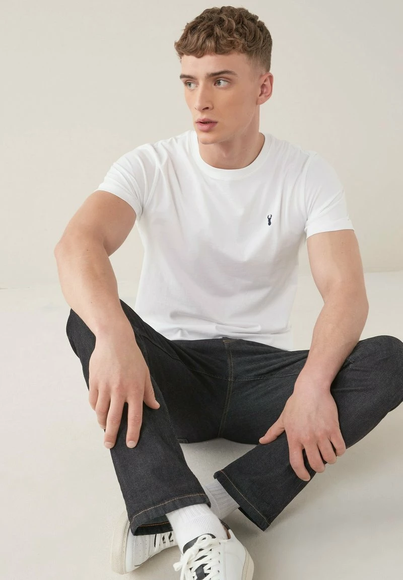 Next CREW NECK REGULAR FIT STAG 5 PACK - T-Shirt Basic - Blue | Herren – Bild 7