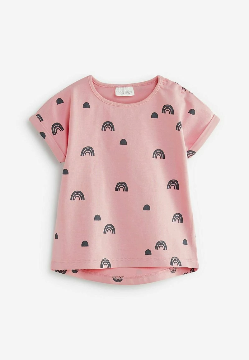 Next Kinder T-Shirt Print - Mint Green Pink And Cream – Bild 2