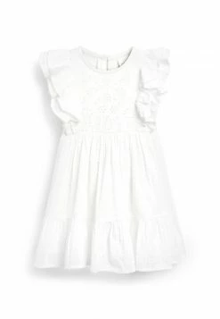 Next Kinder FABRIC MIX - Jerseykleid - White