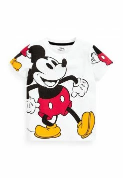 Next Kinder MICKEY MOUSE SHORT SLEEVE - T-Shirt Print - White