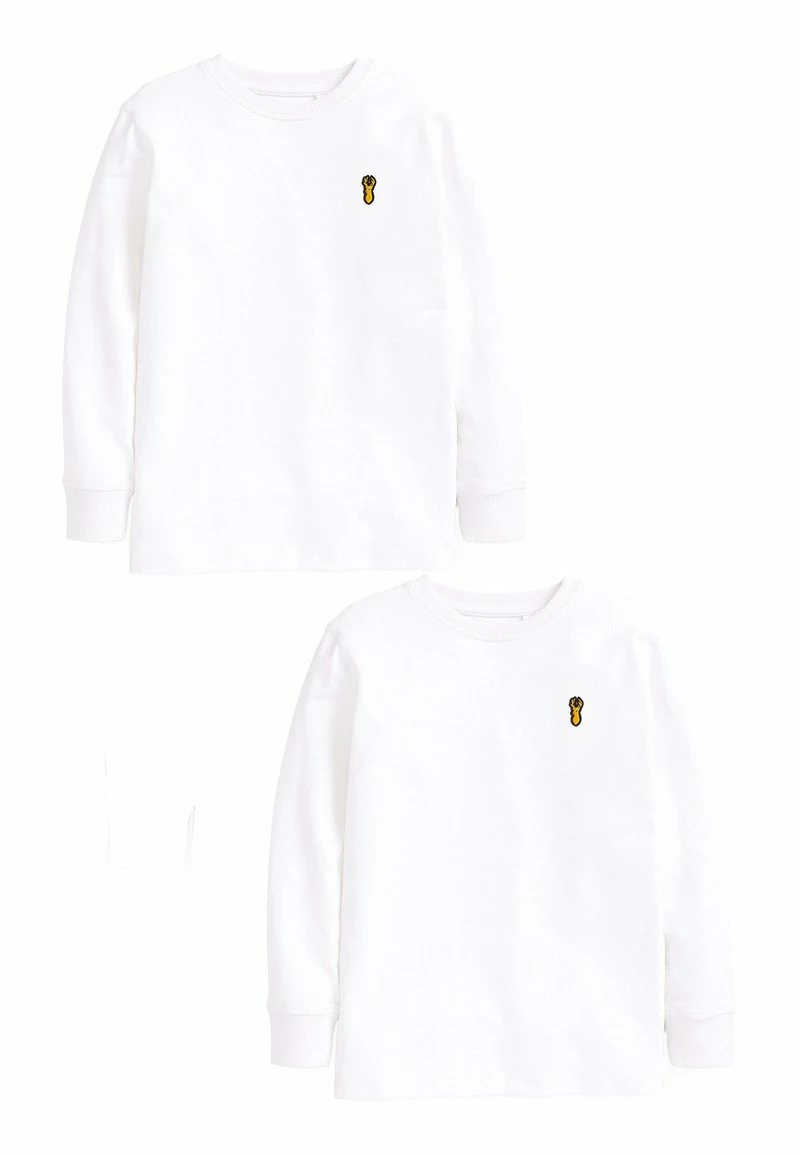 Next Kinder 2 PACK - Langarmshirt - White