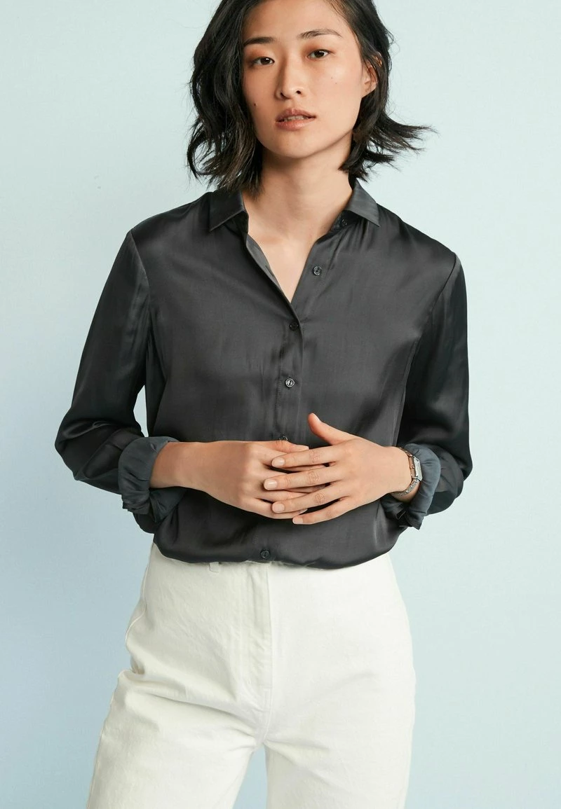 Next Damen LONGSLEEVE - Hemdbluse - Grey – Bild 2