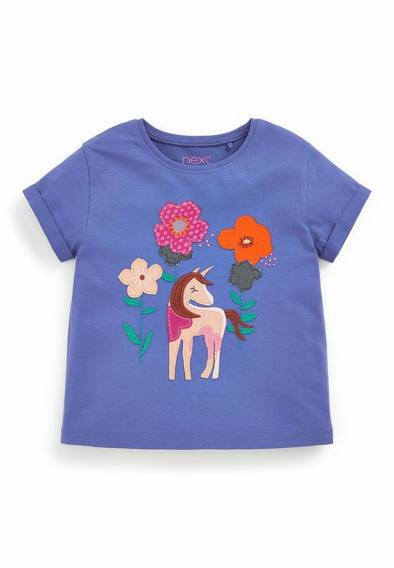 Next Kinder APPLIQUÉ - T-Shirt Print - Blue