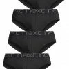 Next Herren 4 PACK - Slip - Black