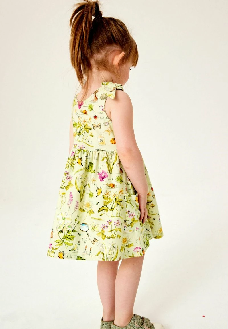 Next Kinder TIE SHOULDER - Jerseykleid - Green – Bild 2