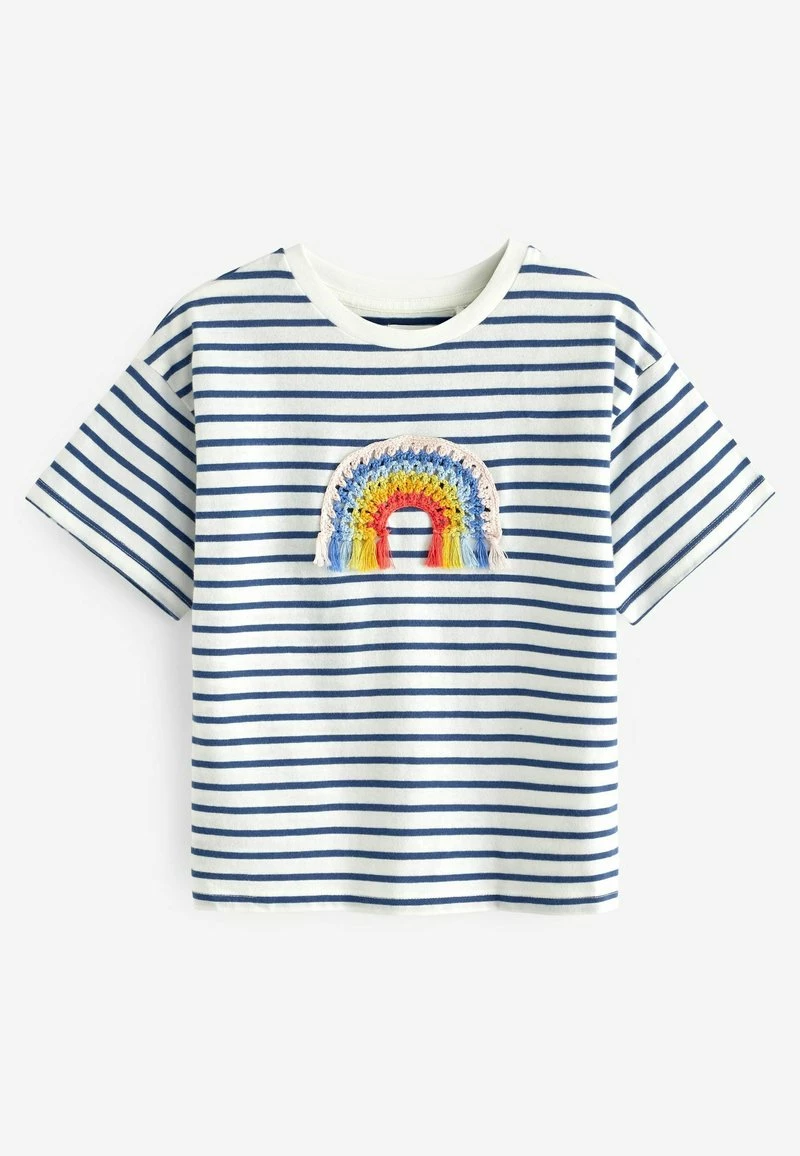Next Kinder 4 PACK - T-Shirt Print - Ecru White Navy Blue – Bild 2