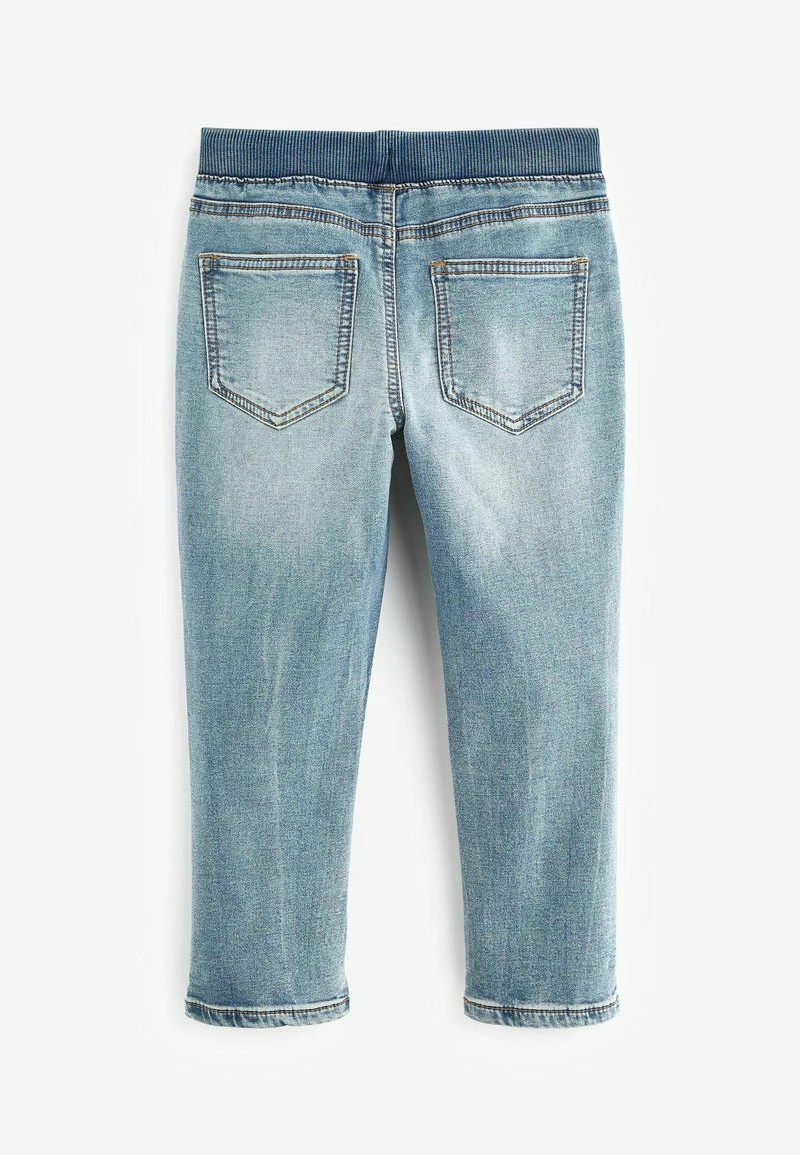 Next Kinder Jeans Relaxed Fit - Rib Waist Light Blue – Bild 2