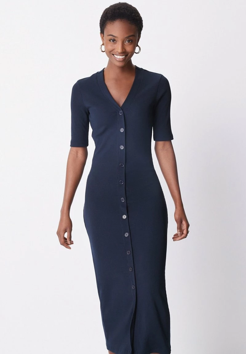 Next Damen SHORT SLEEVE - Etuikleid - Navy Blue