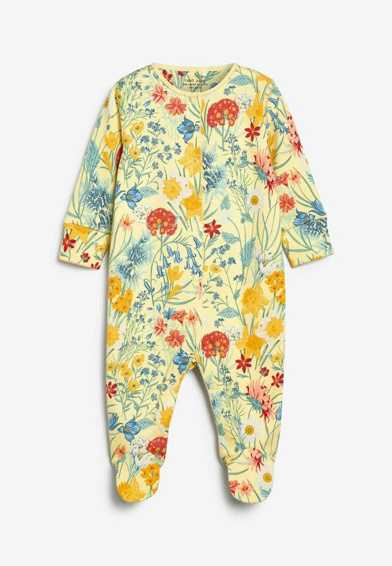 Next Kinder 3 PACK - Strampler - Mottled Yellow – Bild 3