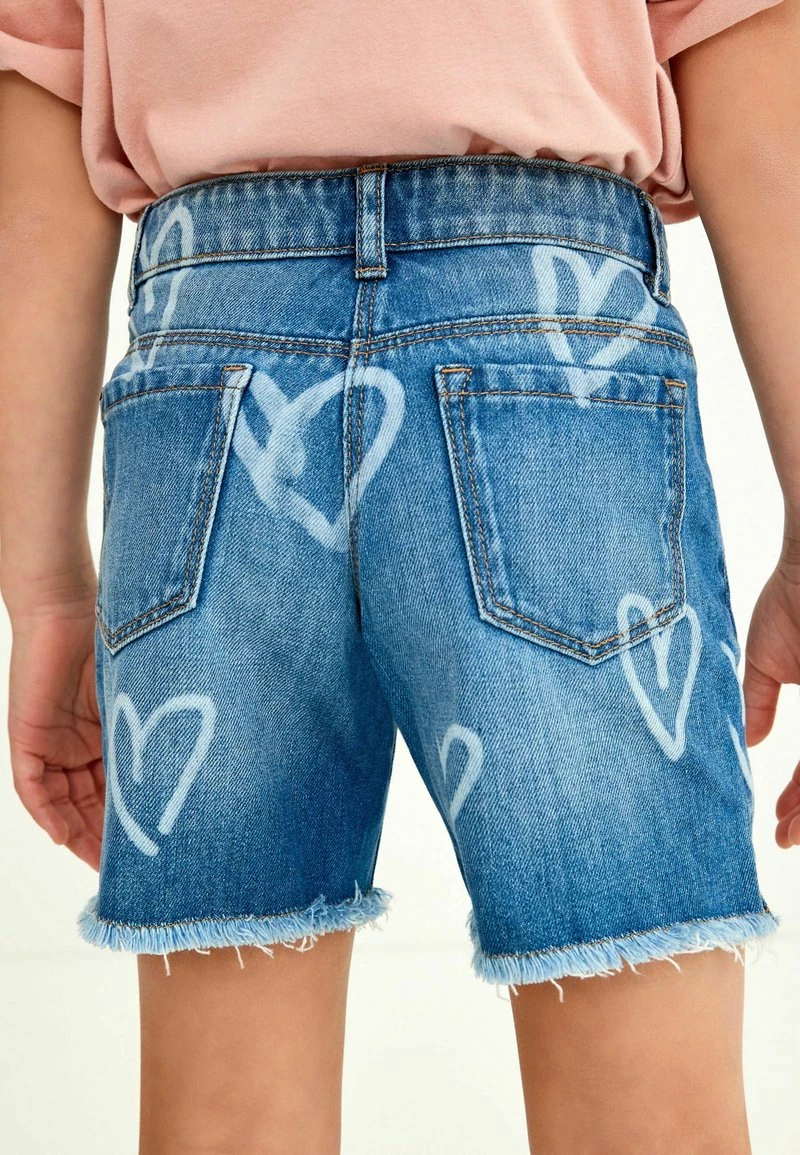 Next Kinder FRAYED HEM - Jeans Shorts - Blue – Bild 2