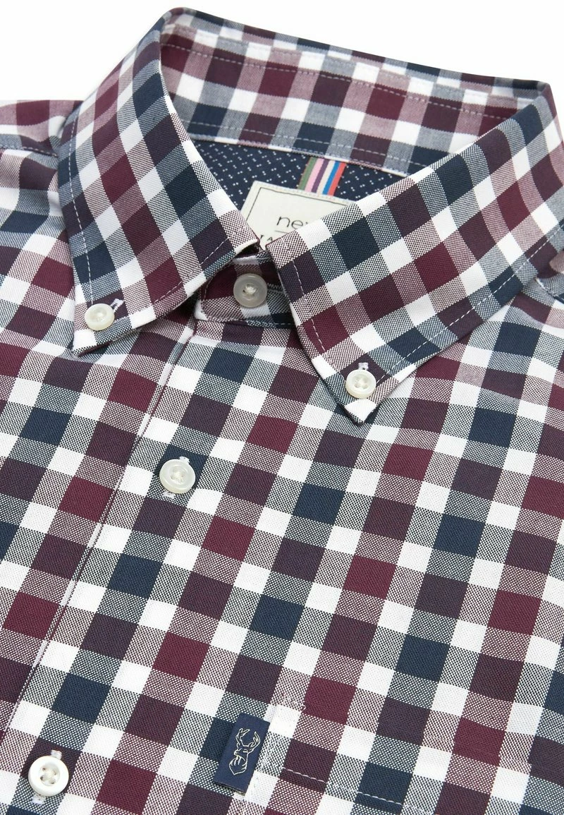 Next Herren CHECK - Hemd - Burgundy Red – Bild 3