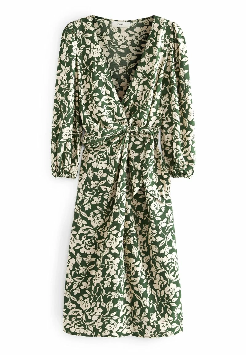 Next Damen KIMONO WRAP DRESS - Freizeitkleid - Green Floral – Bild 5