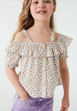 Next Kinder Bluse - Cream Ditsy