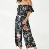 Next OFF SHOULDER - Jumpsuit - Navy Floral | Damen