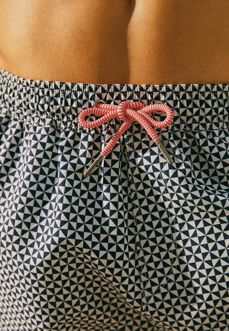 Next Badeshorts - Navy Blue Geo | Herren – Bild 3