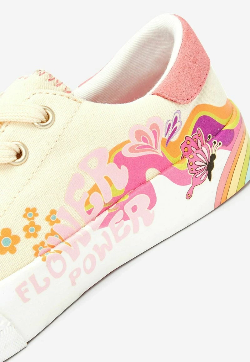 Next Kinder Sneaker Low - Cream Flower Power Charm – Bild 5