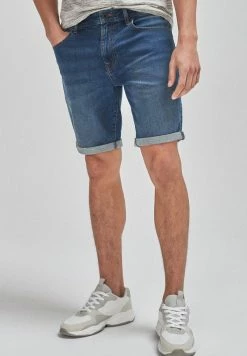 Next Herren Jeans Shorts - Blue