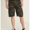 Next Herren RIPSTOP - Shorts - Khaki Green Camo