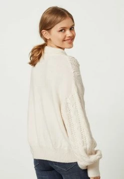 Next Damen GEM CABLE - Strickpullover - Off White