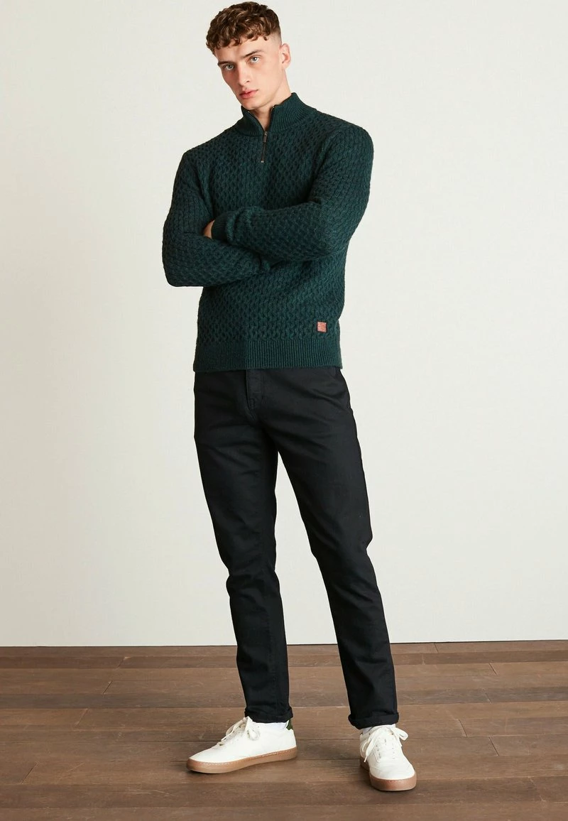 Next Herren TEXTURED - Strickpullover - Green – Bild 4