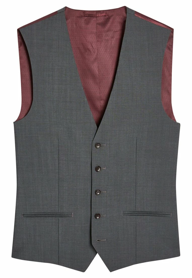 Next Herren SIGNATURE PLAIN SUIT: WAISTCOAT - Anzugweste - Light Grey – Bild 5