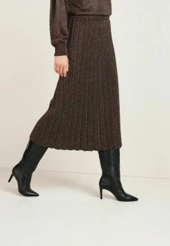 Next Damen SPARKLE - A-Linien-Rock - Dark Brown