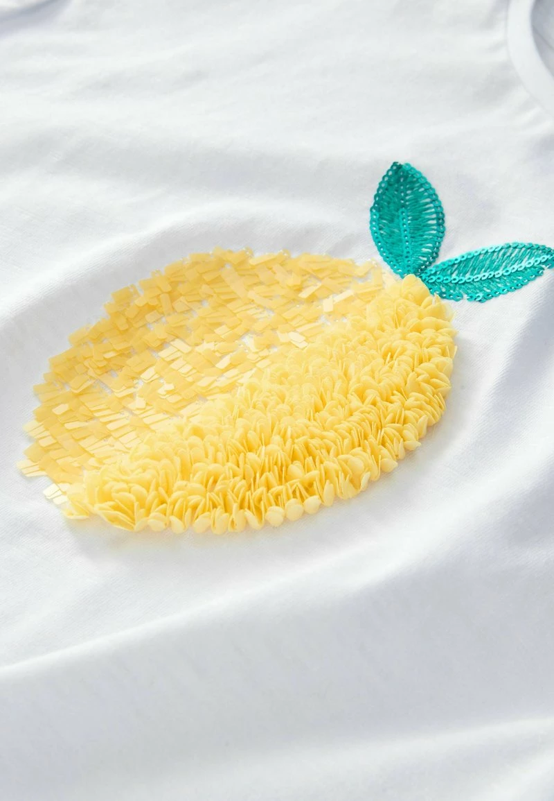 Next Kinder LEMON TIE FRONT - T-Shirt Print - White – Bild 6