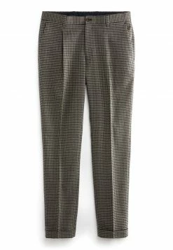 Next Herren DOGTOOTH - Stoffhose - Tan Brown