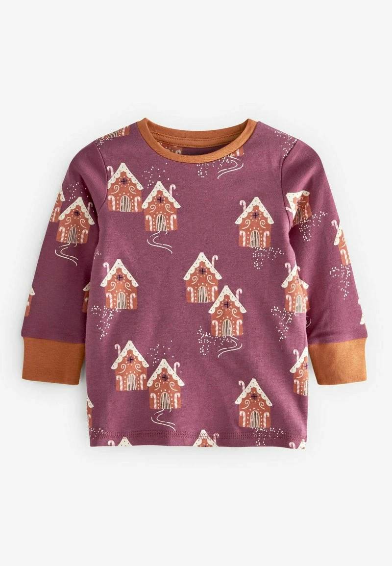 Next Kinder 3 PACK - Nachtwäsche Set - Purple/brown/white – Bild 2