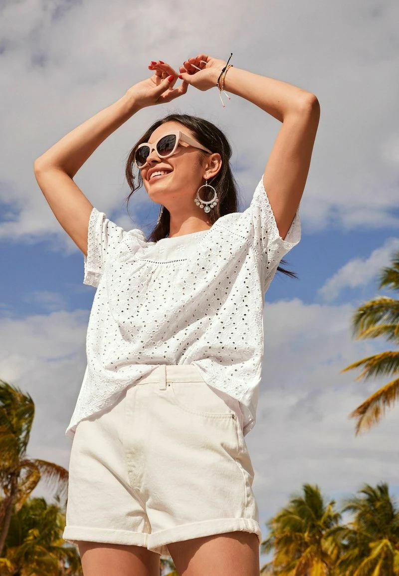 Damen NEXT BRODERIE - Bluse - White – Bild 2