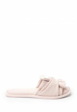 Next Damen HERRINGBONE BOW - Hausschuh - Cream