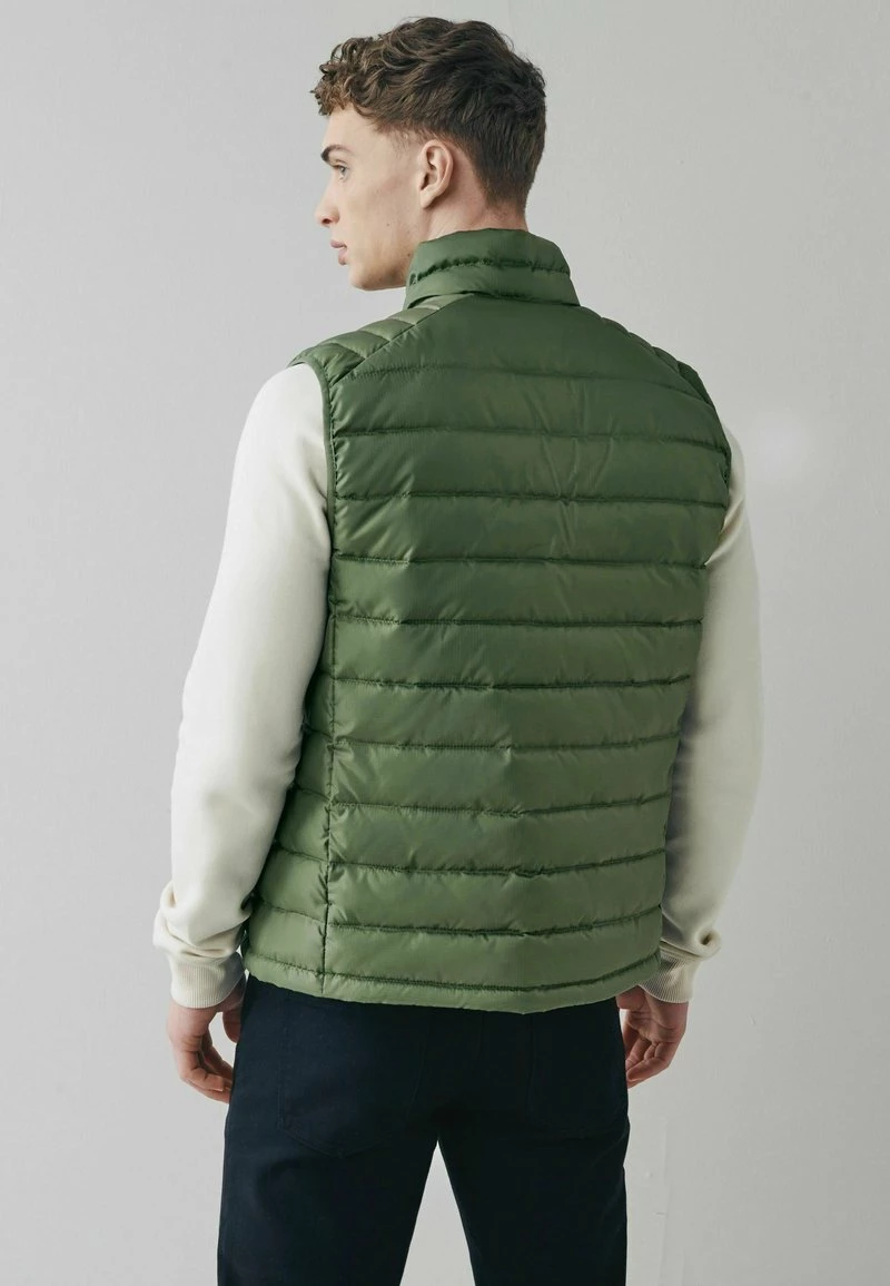 Next Herren SKY SHOWER RESISTANT - Weste - Khaki Green – Bild 2