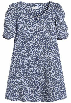 Next SHIRRED - Freizeitkleid - Blue | Kinder