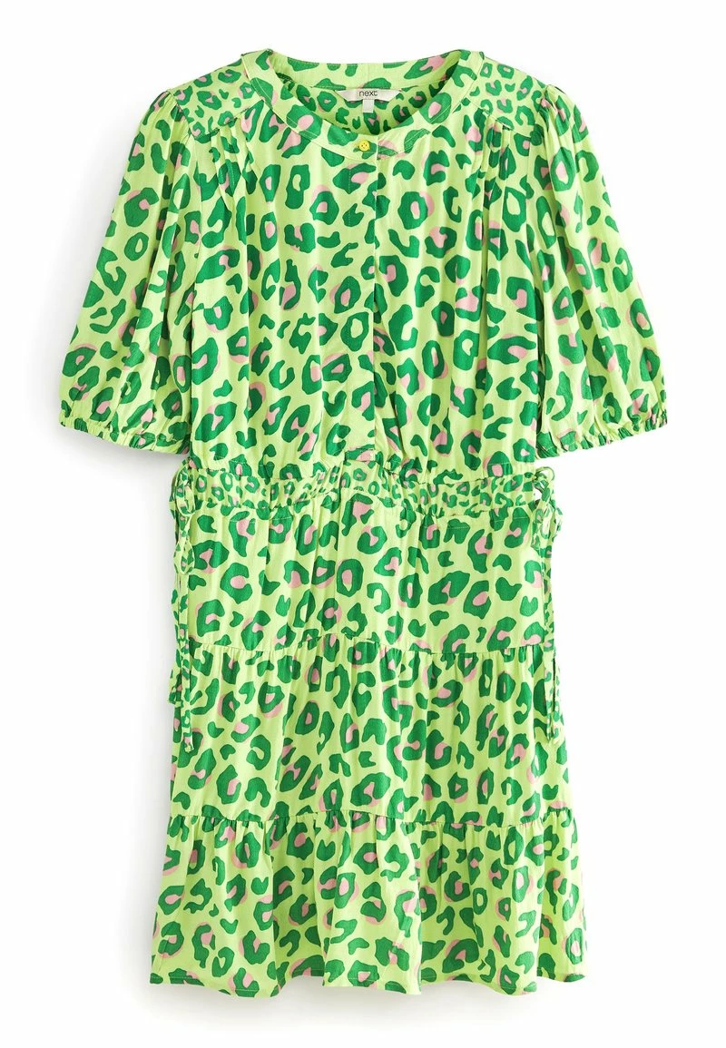 Next Damen TIERED - Freizeitkleid - Green Animal – Bild 5