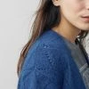 Next Damen LONGLINE POINTELLE - Strickjacke - Dark Blue