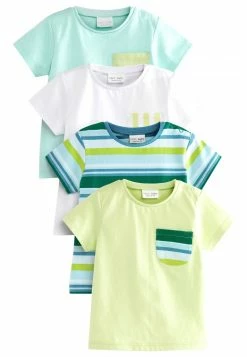 Next Kinder 4 PACK - T-Shirt Print - Green Blue